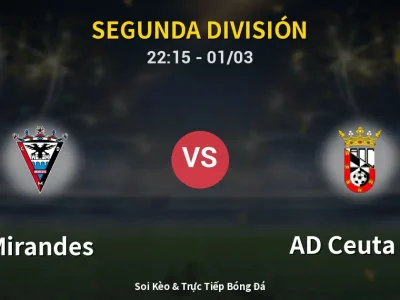 🔴 Trực Tiếp: Mirandes 0-0 AD Ceuta FC – Link Xem Segunda División (Full HD)