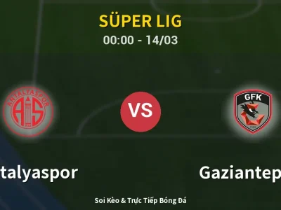 Kết Quả: Antalyaspor 1-4 Gaziantep FK – Highlight & Bàn Thắng | Süper Lig