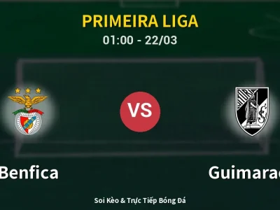 Kết Quả: Benfica 3-0 Guimaraes – Highlight & Bàn Thắng | Primeira Liga