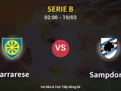 Kết Quả: Carrarese 2-0 Sampdoria – Highlight & Bàn Thắng | Serie B