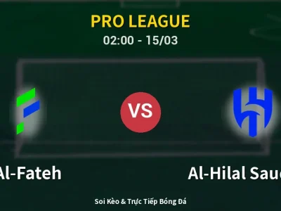 Kết Quả: Al-Fateh 0-1 Al-Hilal Saudi FC – Highlight & Bàn Thắng | Pro League
