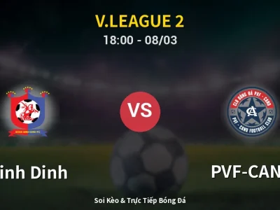 Kết Quả: Binh Dinh 2-0 PVF-CAND – Highlight & Bàn Thắng | V.League 2