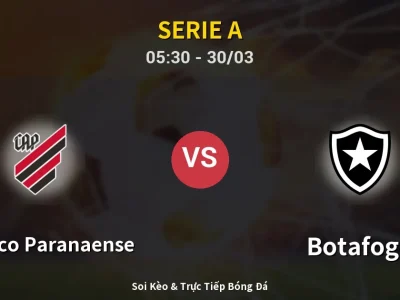 Kết Quả: Atletico Paranaense 4-1 Botafogo – Highlight & Bàn Thắng | Serie A