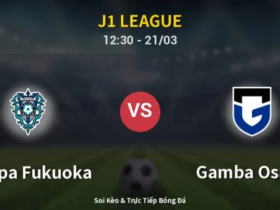 Kết Quả: Avispa Fukuoka 2-2 Gamba Osaka – Highlight & Bàn Thắng | J1 League