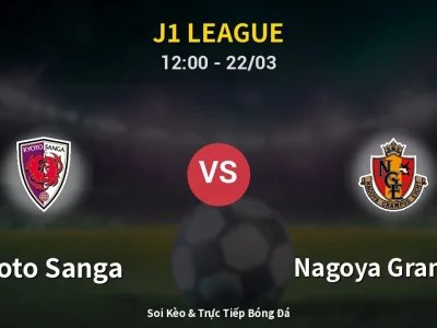 Kết Quả: Kyoto Sanga 1-1 Nagoya Grampus – Highlight & Bàn Thắng | J1 League