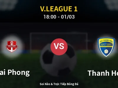 Kết Quả: Hai Phong 3-3 Thanh Hóa – Highlight & Bàn Thắng | V.League 1