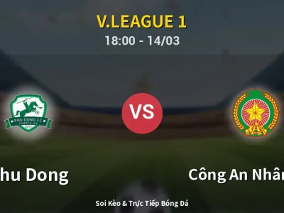 Soi Kèo Phu Dong vs Công An Nhân Dân – 18:00 14/03 | Nhận Định, Dự Đoán Tỷ Số