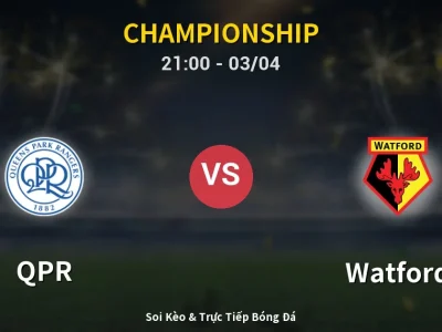 🔴 Trực Tiếp: QPR 2-0 Watford – Link Xem Championship (Full HD)