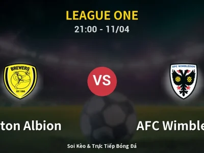 Soi Kèo Burton Albion vs AFC Wimbledon – 21:00 11/04 | Nhận Định, Dự Đoán Tỷ Số