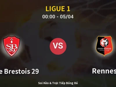 🔴 Trực Tiếp: Stade Brestois 29 1-2 Rennes – Link Xem Ligue 1 (Full HD)
