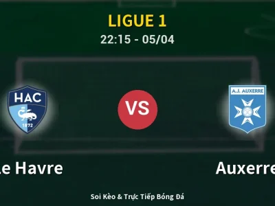 Soi Kèo Le Havre vs Auxerre – 22:15 05/04 | Nhận Định, Dự Đoán Tỷ Số