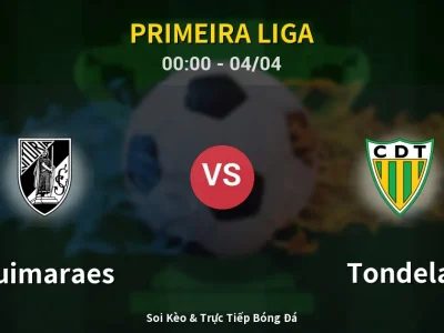 Kết Quả: Guimaraes 5-0 Tondela – Highlight & Bàn Thắng | Primeira Liga