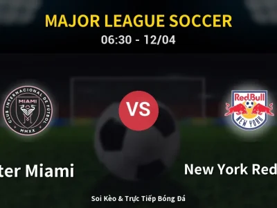 Kết Quả: Inter Miami 2-2 New York Red Bulls – Highlight & Bàn Thắng | Major League Soccer
