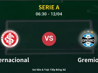 Kết Quả: Internacional 0-0 Gremio – Highlight & Bàn Thắng | Serie A