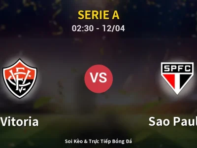 Kết Quả: Vitoria 2-0 Sao Paulo – Highlight & Bàn Thắng | Serie A