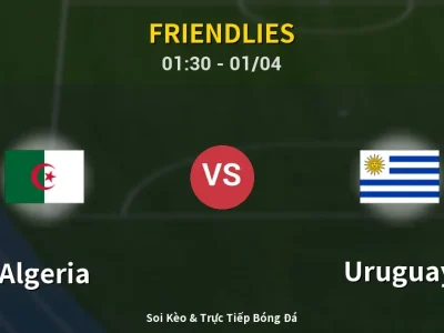 Kết Quả: Algeria 0-0 Uruguay – Highlight & Bàn Thắng | Friendlies