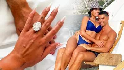Cristiano Ronaldo 'đốt tiền' tặng đồng hồ Rolex 45.000 bảng cho hôn thê Georgina trong sinh nhật lãng mạn 1