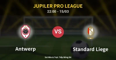 Antwerp vs Standard Liege 15/03