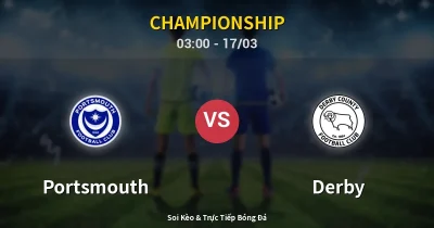 Portsmouth vs Derby 17/03