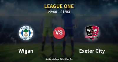 Wigan vs Exeter City 21/03