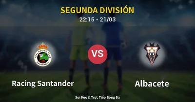 Racing Santander vs Albacete 21/03