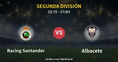Racing Santander vs Albacete 21/03