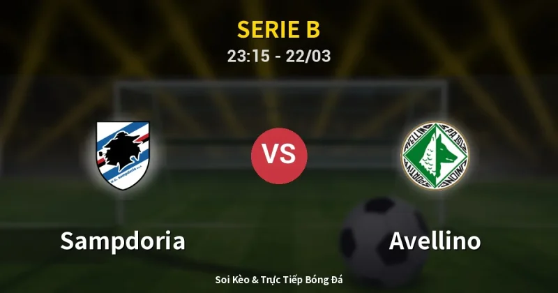 Sampdoria vs Avellino 22/03