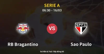 RB Bragantino vs Sao Paulo 16/03
