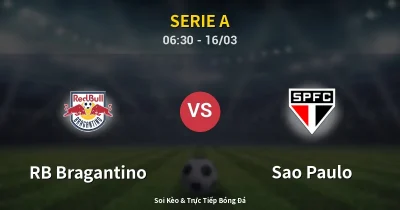 RB Bragantino vs Sao Paulo 16/03