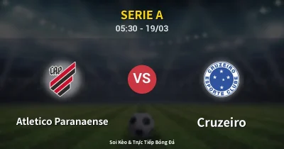 Atletico Paranaense vs Cruzeiro 19/03