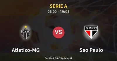 Atletico-MG vs Sao Paulo 19/03