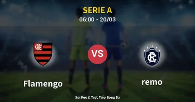 Flamengo vs remo 20/03