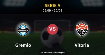 Gremio vs Vitoria 20/03