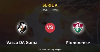 Vasco DA Gama vs Fluminense 19/03