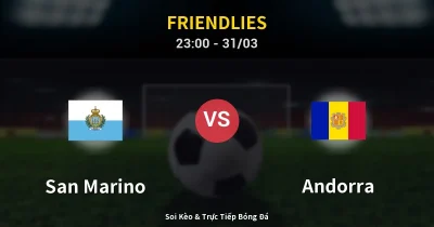 San Marino vs Andorra 31/03