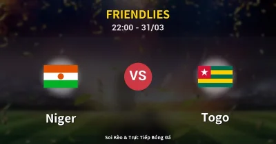 Niger vs Togo 31/03