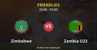 Zimbabwe vs Zambia U23 31/03