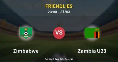 Zimbabwe vs Zambia U23 31/03