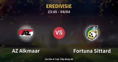 AZ Alkmaar vs Fortuna Sittard 04/04