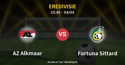 AZ Alkmaar vs Fortuna Sittard 04/04