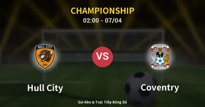 Hull City vs Coventry 07/04
