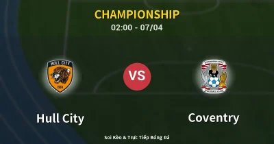 Hull City vs Coventry 07/04