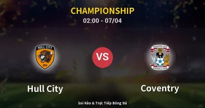 Hull City vs Coventry 07/04