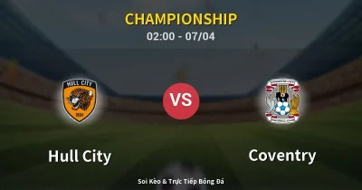 Hull City vs Coventry 07/04