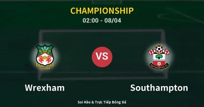 Wrexham vs Southampton 08/04
