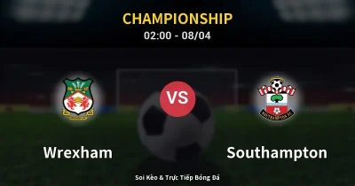 Wrexham vs Southampton 08/04