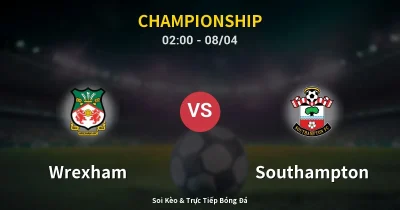Wrexham vs Southampton 08/04