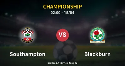 Southampton vs Blackburn 15/04