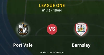 Port Vale vs Barnsley 15/04