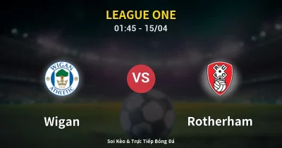 Wigan vs Rotherham 15/04